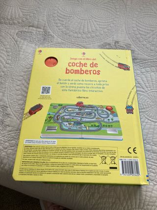 Juega con el libro del coche de bomberos