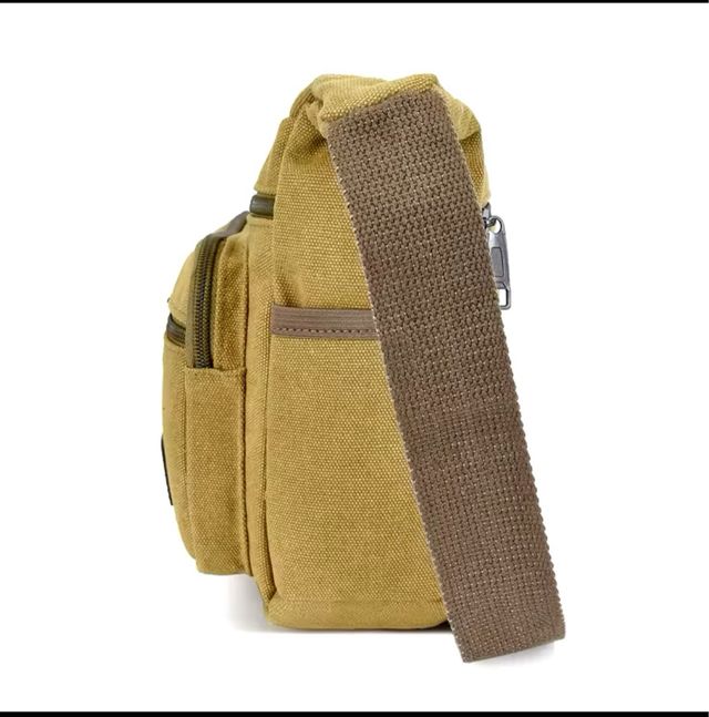 Bolso Hombre Mujer Kaqui