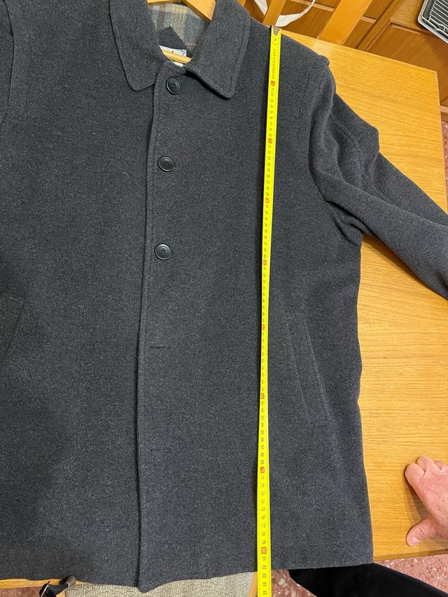 Abrigo paño t58 negro