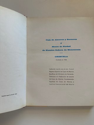 Libro histórico "La Caja de Ahorros de Monserrate