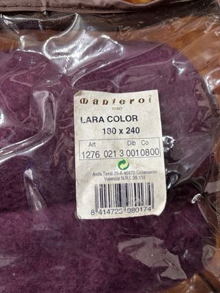 Manta para cama de 80/90