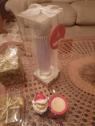 Set 4 candele natalizie