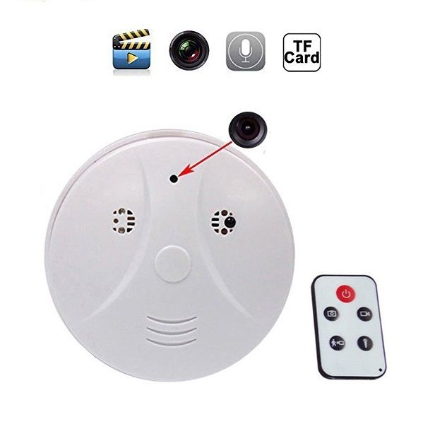 Detector de Humo Camara Espia HD