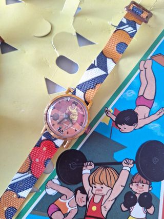 11 relojitos juguete blister vintage