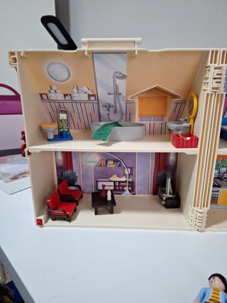 Casita maletín playmobil