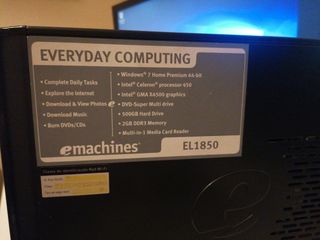 PC Sobermesa Emachines Intel Celeron