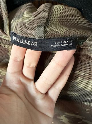 Camiseta transparente militar Pull & Bear
