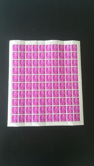 7 pliegos de 100 Sellos