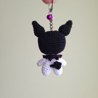 Llavero Kuromi hecho a mano