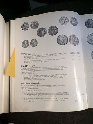 Catalogo monedas antiguas Hispania