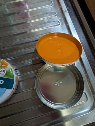 Scatole in latta vuote rotonde 13 cm