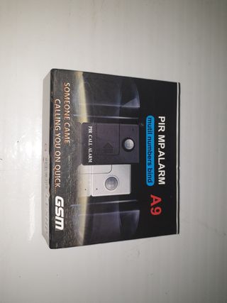 Alarma detector de movimiento con sim