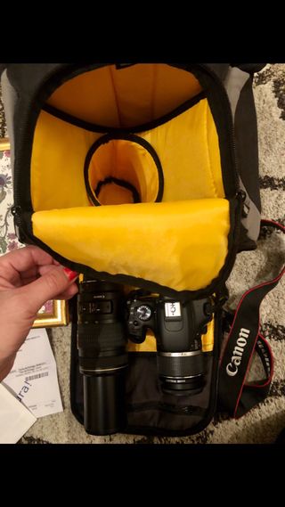 Aparato fotos 550D y teleobjectivo