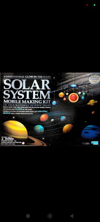 Mobile Solar System - kit de construção 3D