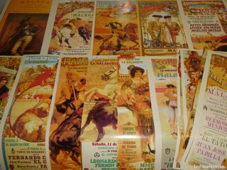 CARPETA TAUROMAQUIA 16 CARTELES 125 AÑOS PLAZA DE