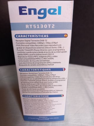 TDT ENGEL RT 5130T2 - Receptor DVB T2