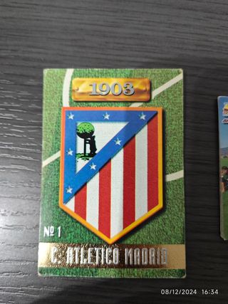 At.Madrid 96/97 Fichas Cromos
