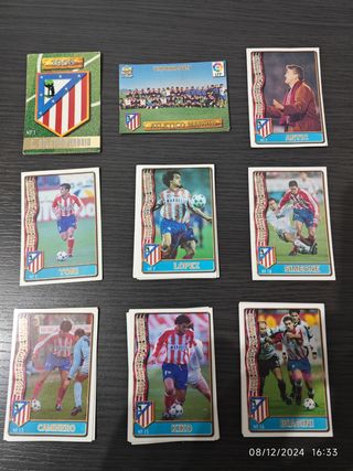 At.Madrid 96/97 Fichas Cromos