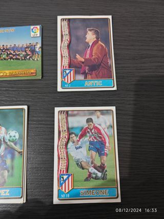 At.Madrid 96/97 Fichas Cromos