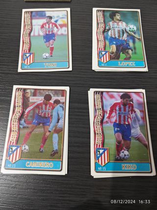 At.Madrid 96/97 Fichas Cromos