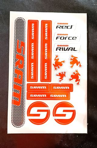 PEGATINAS SRAM BICICLETA 