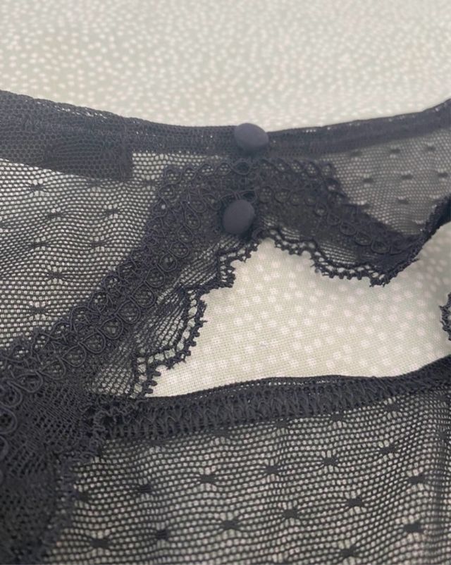 Body encaje negro oysho