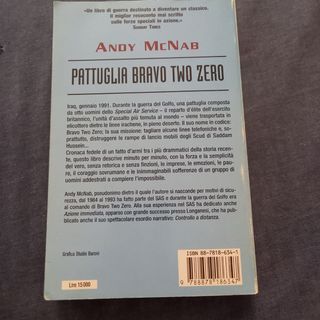 Libro Pattuglia bravo Two Zero 