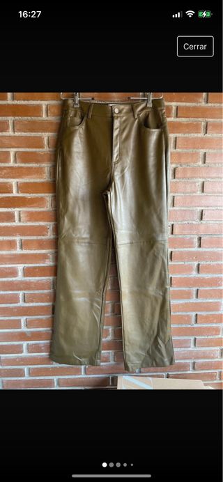 Pantalón piel sintética