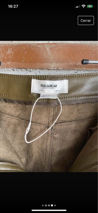 Pantalón piel sintética