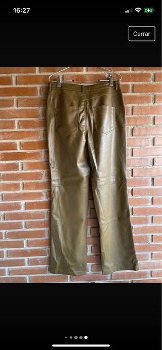 Pantalón piel sintética