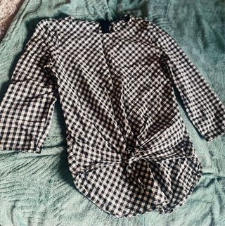 Camisa cuadros zara 