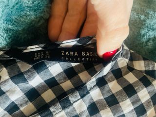 Camisa cuadros zara 