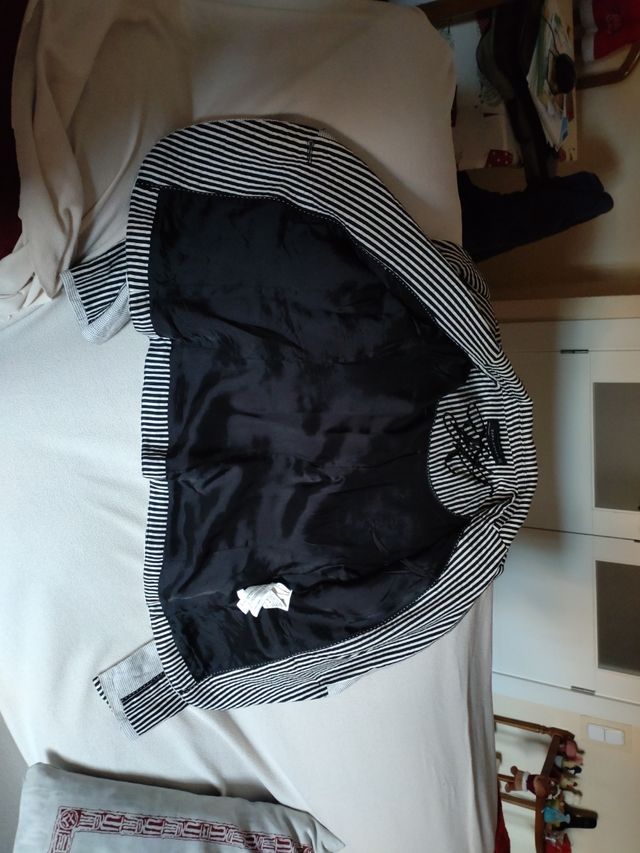 Chaqueta a rayas de Zara