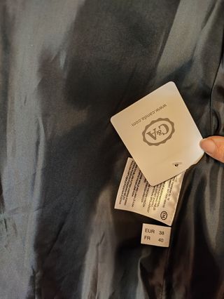 Abrigo de lana negro - Nuevo con etiquetas!!!