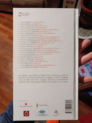 Colección 38 operas libro Cds