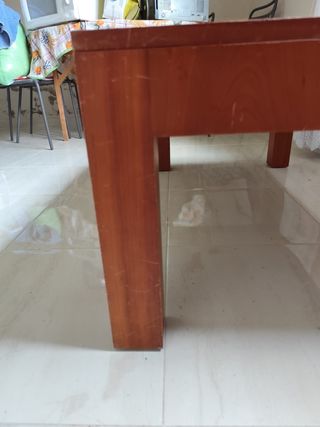 Mesa de centro elevable madera