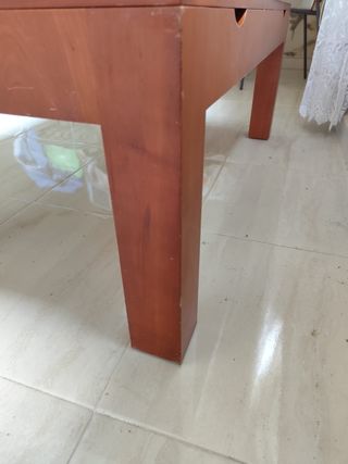Mesa de centro elevable madera