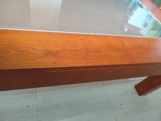 Mesa de centro elevable madera