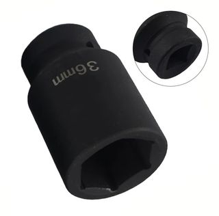 ✅ Llave vaso de 6 caras 36mm de impacto para 1/2”