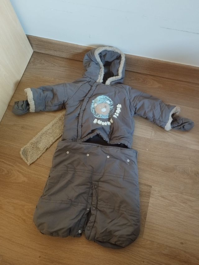 Saco invierno 2 piezas para bebé