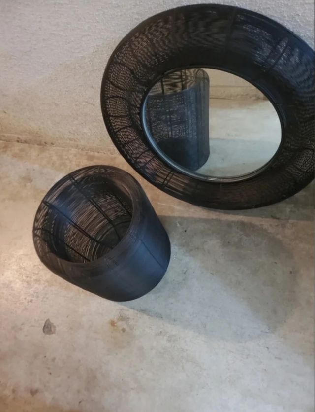 Espejo y macetero de Maisson du Monde