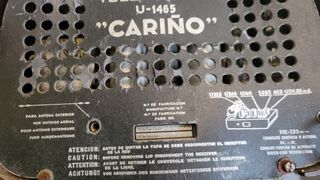 Radio antigua Telefunken U-1465 Cariño