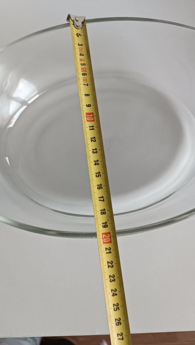 Fuente horno cristal Pirex