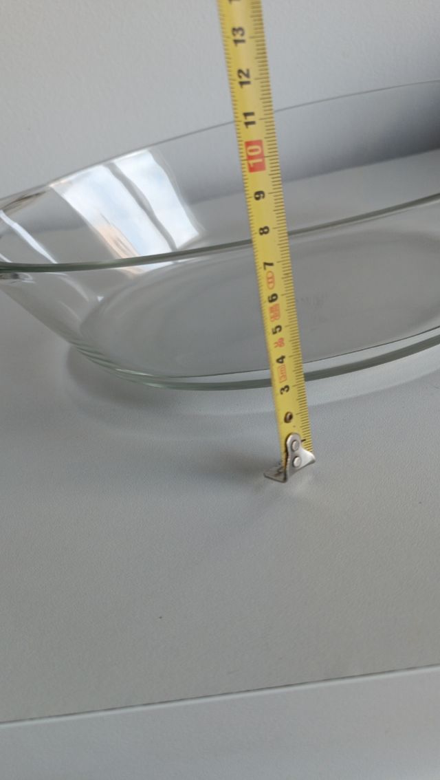 Fuente horno cristal Pirex