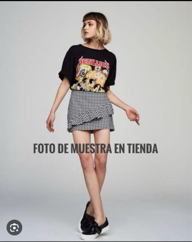Mini falda vichy Pull & Bear (S)