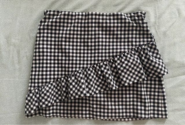 Mini falda vichy Pull & Bear (S)