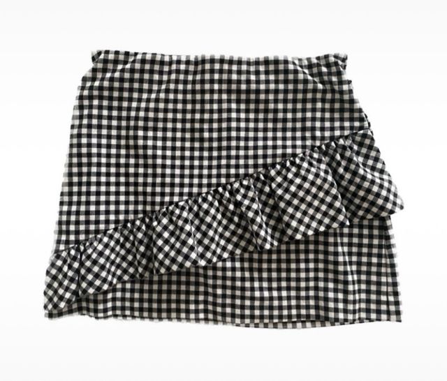 Mini falda vichy Pull & Bear (S)