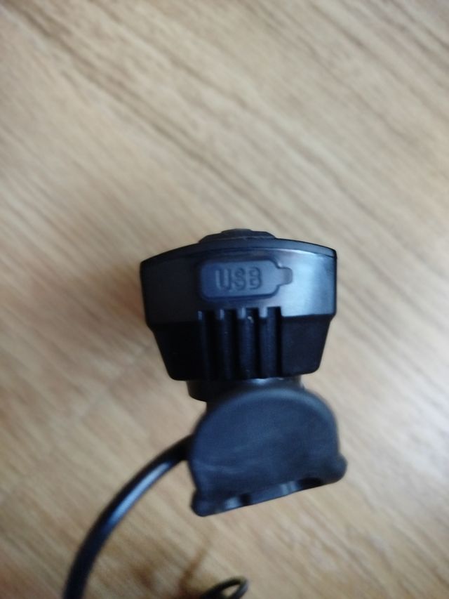 Luz bicicleta patinete USB y bocina NUEVA