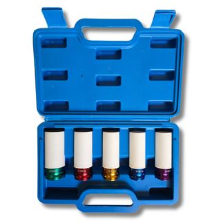 ✅ Juego 5 vasos de impacto con protector de llanta