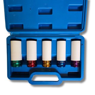 ✅ Juego 5 vasos de impacto con protector de llanta
